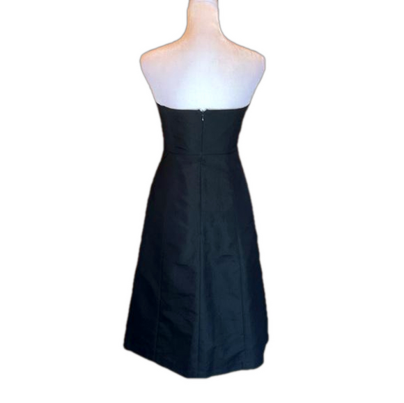 J. CREW Classy Black Strapless Cocktail Dress Size 0, NWT! - Picture 3 of 6